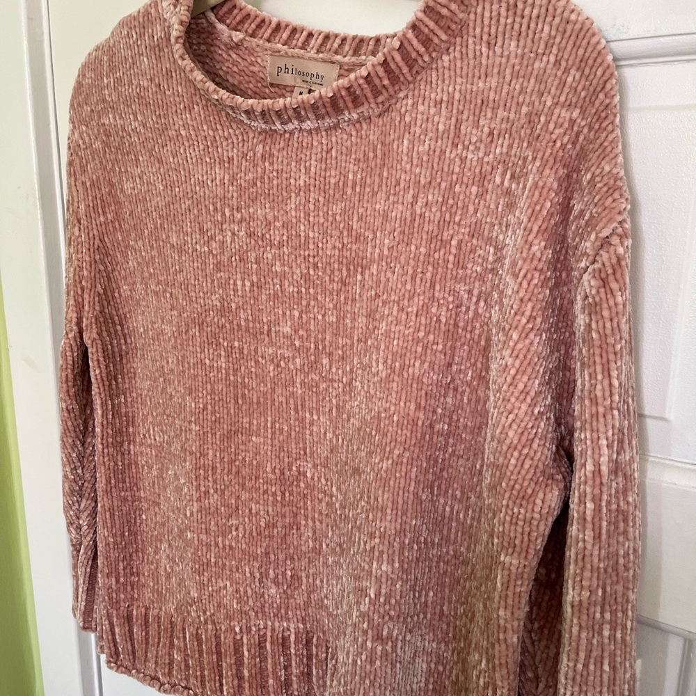 Philosophy Pink Sweater - Size M